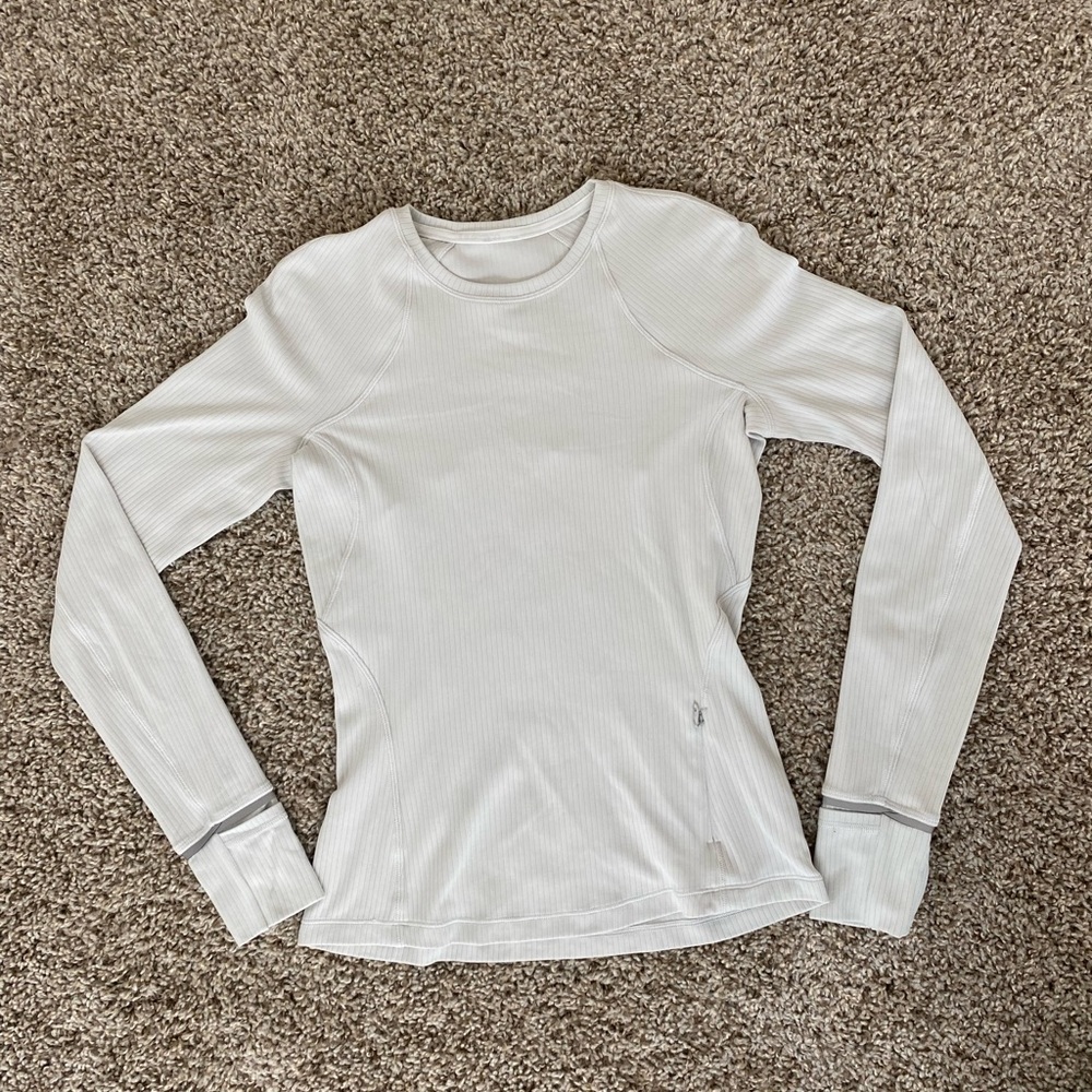 Lululemon It’s Rulu Run Ribbed Long-Sleeve Shirt 4 Vapor